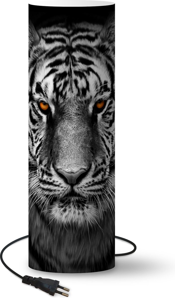 Lamptiger Tafellamp - Tijger - Ø 19 Cm - E14 - Multicolor