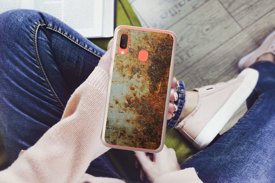 Coque Samsung Galaxy A20e - Tôle Acier - Ancien - Rouille - Siliconen Phone case