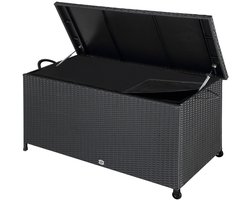 Casaria Opbergkist – Weerbestendig 122x56x61cm 420L - Zwart