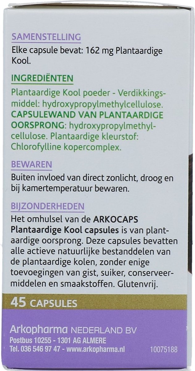 Arkocaps Plantaardige Kool - 45 Capsules | bol.com
