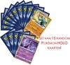 Afbeelding van het spelletje Pokemon kaarten bundel 15 glimmende kaarten! - Pokemon bundel 15 holo kaarten!