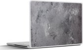 Laptop sticker - 17.3 inch - Beton - Grijs - Retro - 40x30cm - Laptopstickers - Laptop skin - Cover