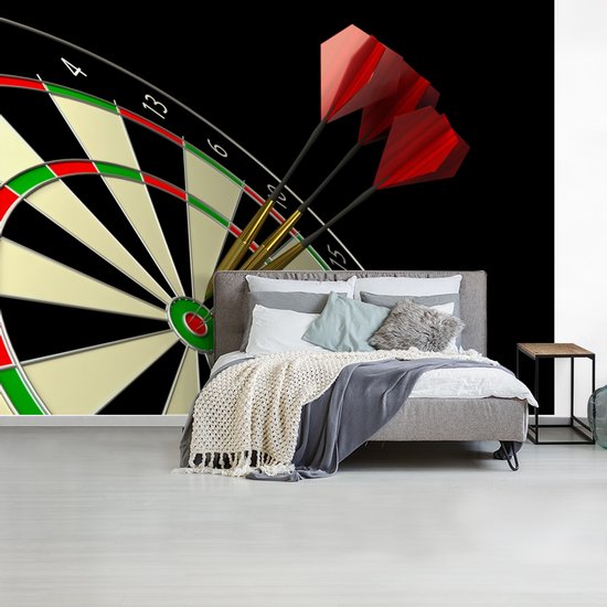 Papier peint Papier peint photo en vinyle - Deux flèches dans la bulle largeur 350 cm x hauteur 260 cm - Tirage photo sur papier peint (disponible en 7 tailles)