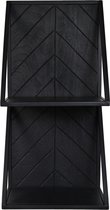 Wandplank - Visgraat - Wandrek - Wandplanken - Wandrek Zwart - 60 cm hoog