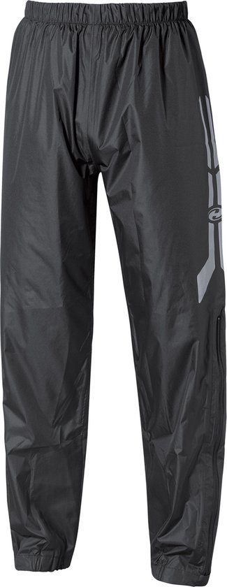 Zwarte waterdichte leren motorbroek voor heren CE (1621-1) Armored - Texpeed XXL Taille/Beenmaat Lang