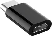 DW4Trading Adapter USB 3.1 C Male naar Micro B USB Female - Verloop - Zwart