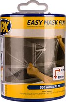 HPX easy mask afdekfolie crêpepapier - 55 cm x 33 m + dispenser