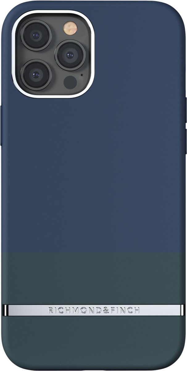 Richmond & Finch Dual Block hoesje voor iPhone 12 Pro Max - blauw