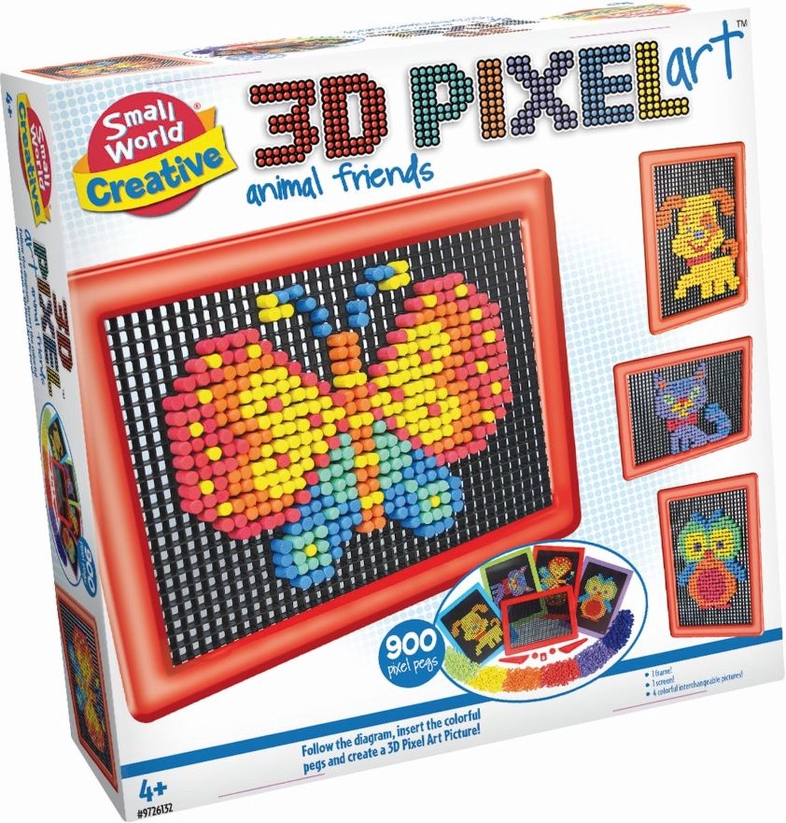 Créatif 3D Pixel Art Animal Friends | bol.com