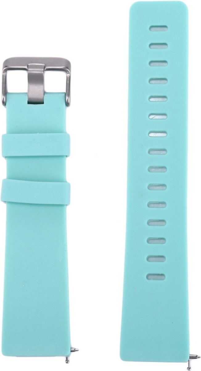Siliconen bandje - geschikt voor Fitbit Versa / Versa 2 - maat S/M - groen