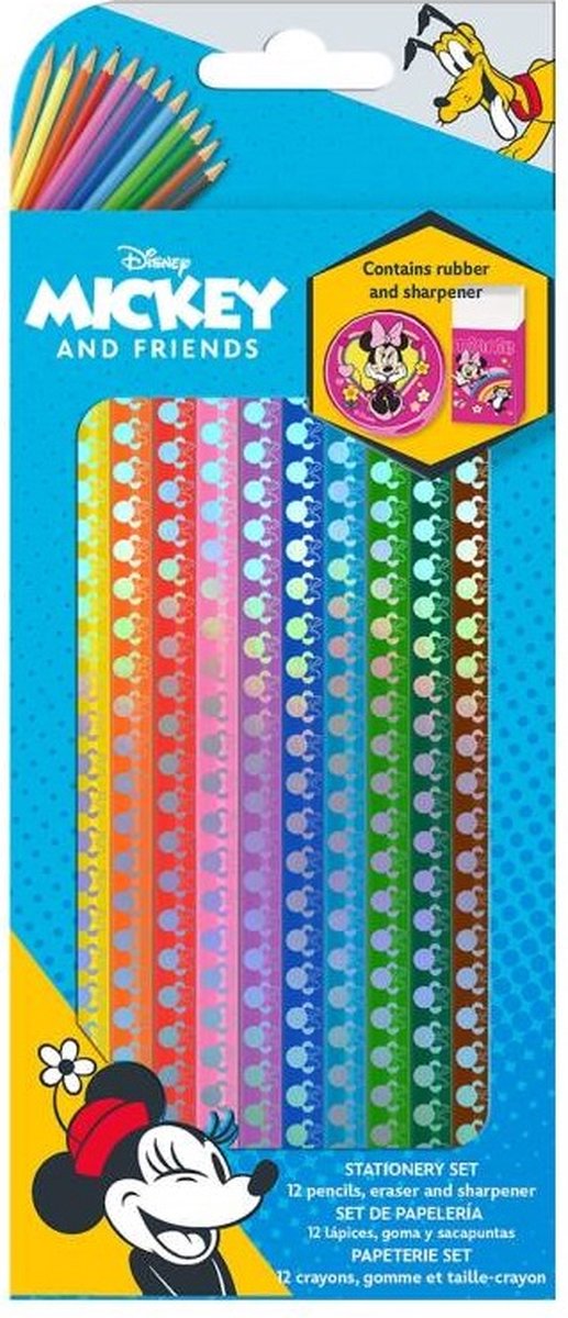Minnie Mouse Kleurpotloden set