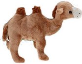 Cornelissen pluche kameel knuffel dier - bruin - 22 cm