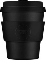 Ecoffee Cup Kerr and Napier PLA - Koffiebeker to Go 240 ml - Zwart Siliconen