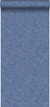 ESTAhome behang effen blauw - 148309 - 53 x 1005 cm