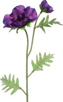 Fleur Artificielle Anémone Violette 41 cm