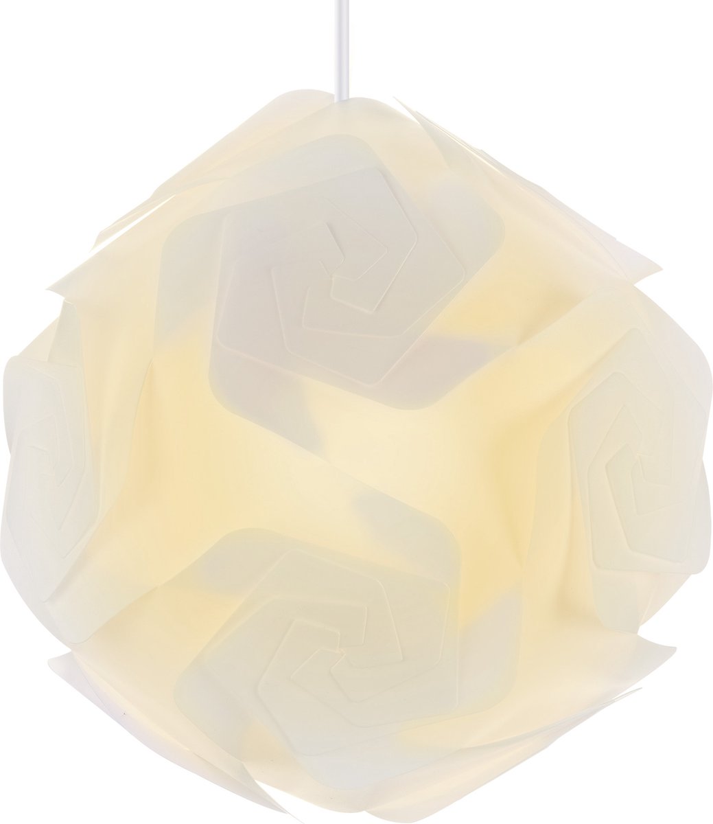 kwmobile Lampe Puzzle Lotus DIY lampe design fleurs blanches abat-jour  diamètre 50 cm - Achat / Vente Lampe Puzzle, bricolage,…