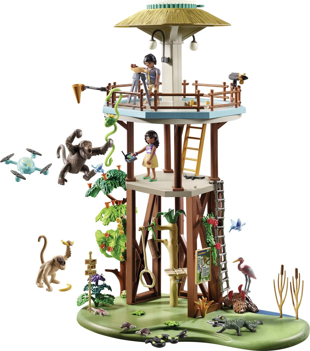 PLAYMOBIL Wiltopia Onderzoeksstation met kompas - 71008 — afbeelding 2