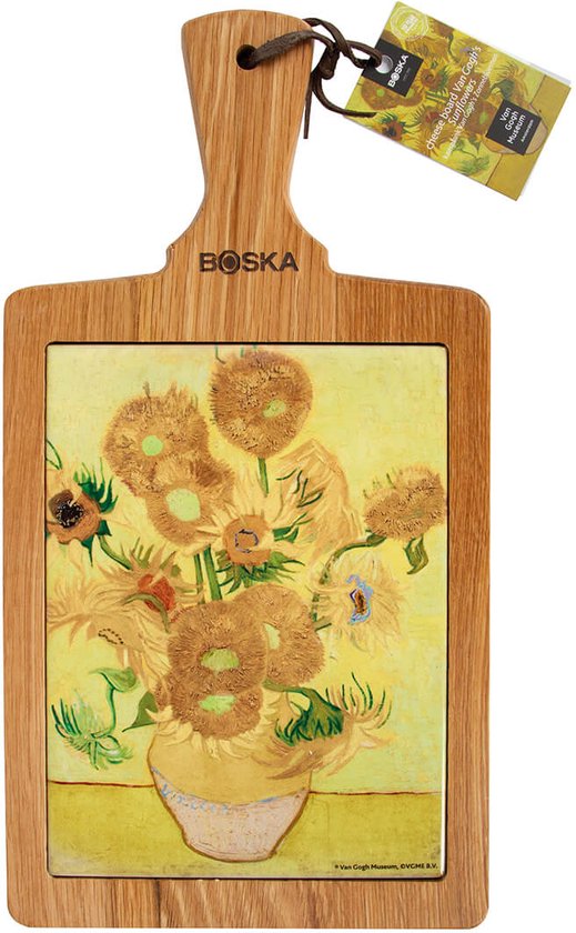 Boska Serveerplank Van Gogh - Kunst - Keramiek - Zonnebloemen - 24,5 cm |  bol.com