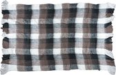 Mars & More Plaid wol look ruit bruin 130x170cm