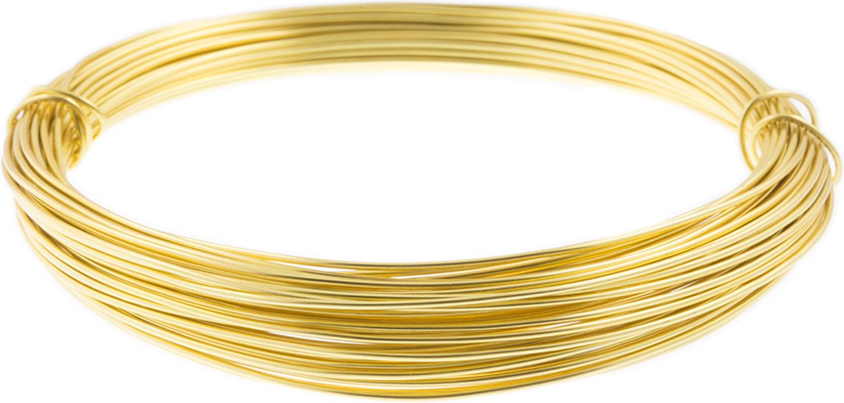 Aluminium Wire (0.8 mm) Gold (10 Meter)