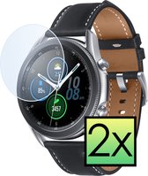 Screenprotector Geschikt voor Samsung Galaxy Watch 3 41 mm Screenprotector Tempered Glass Gehard Glas - 2x