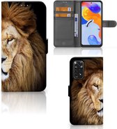 GSM Hoesje Xiaomi Redmi Note 11 Pro 5G/4G Mapje Leeuw