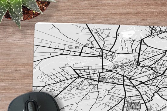 Muismat 18x27 cm - Mousepad Kaart - Frankrijk - Stadskaart - Plattegrond - Châteauroux - Muismatten - Stadskaart