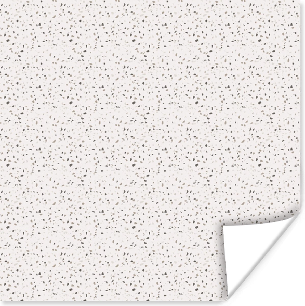 Poster Patroon - Terazzo - Structuur - 75x75 cm