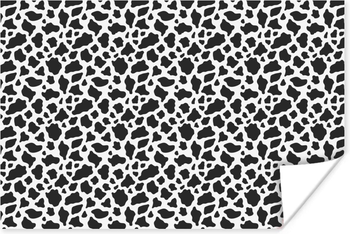 Poster Dierenprint - Koe - Design - 60x40 cm
