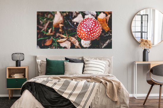 Affiche Automne - Champignon - Feuilles - Nature - 160x80 cm