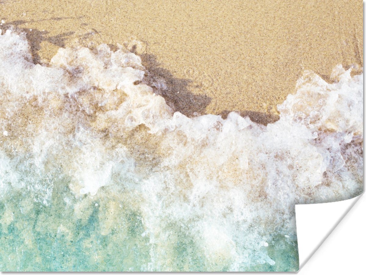 Poster Golf - Strand - Zee - Water - 40x30 cm