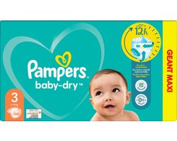 Pampers - Baby Dry - Maat 3 - Maxi Geant - 108 luiers