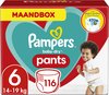 Pampers Baby-Dry Pants Luierbroekjes - Maat 6 (14-19 kg) - 116 stuks - Maandbox