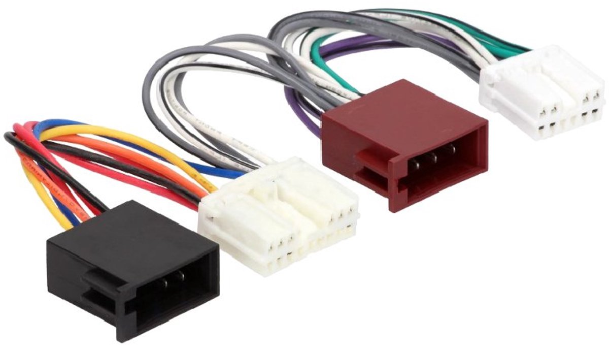 ISO naar Volvo 850, 940, 960, S40 en V40 kabel - 24-pins - Voor fabrieksradio - 0,15 meter