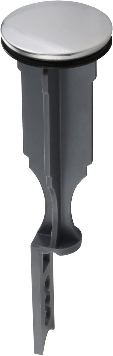 Afvoerstop Vervanging - Badkamer Stopper - Douche Gootsteen - Universele Pasvorm - 36x132 mm - Chroom