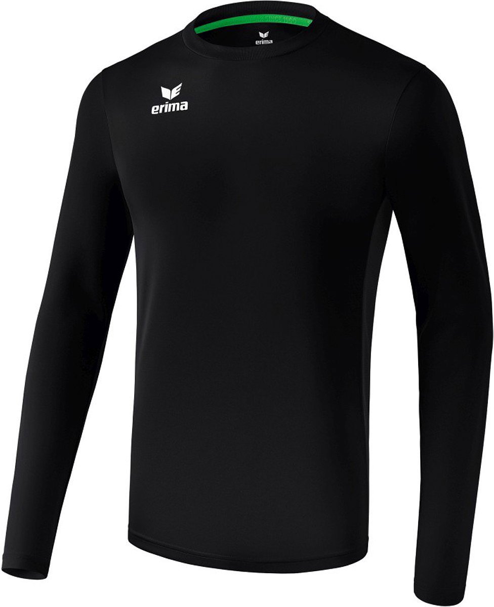 Erima Liga Voetbalshirt Lange Mouw Kinderen - Zwart | Maat: 140