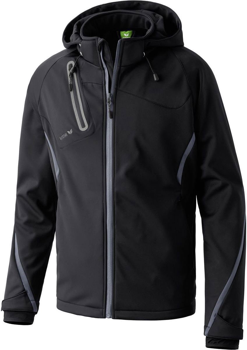 Erima Outdoor Softshell Jack Softshelljassen – 3XL Zwart