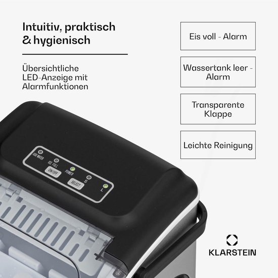 Ijsmachine - Zelfvriezende Ijsmaker - Ijs Maker - ijsfunctie van Merkloos — afbeelding 5