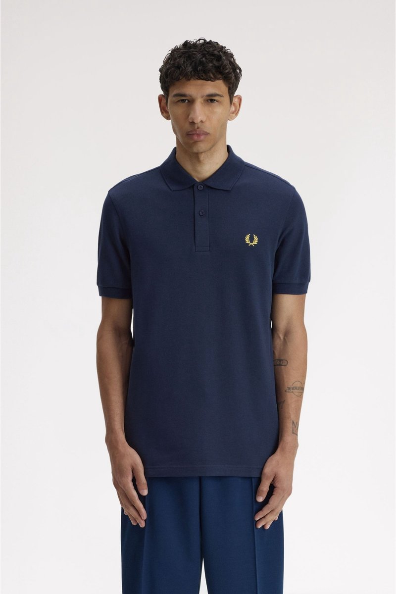 Fred Perry The fred perry shirt tennis lemon barley Blauw