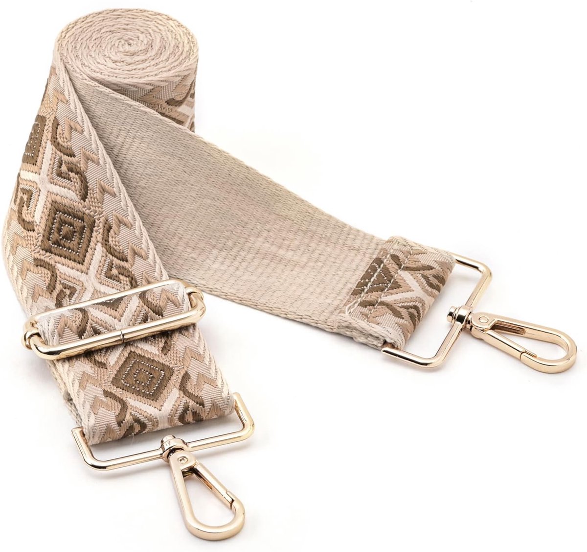 Tas Band Vervanging - Schouderband Portemonnee - Bagage Accessoires - Verstelbare Lengte - 5cm Breed - Bloemenpatroon