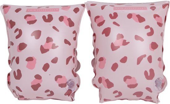 Swim Essentials Panter Zwembandjes - Old Pink - 0-24 Mnd