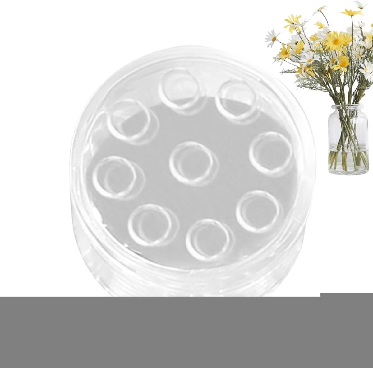 Bloemen Steelhouder - Bloemschikken Accessoire - Bloemstukken Maken - Spiraalvormige Steun - 6cm Basis - Meerkleurig
