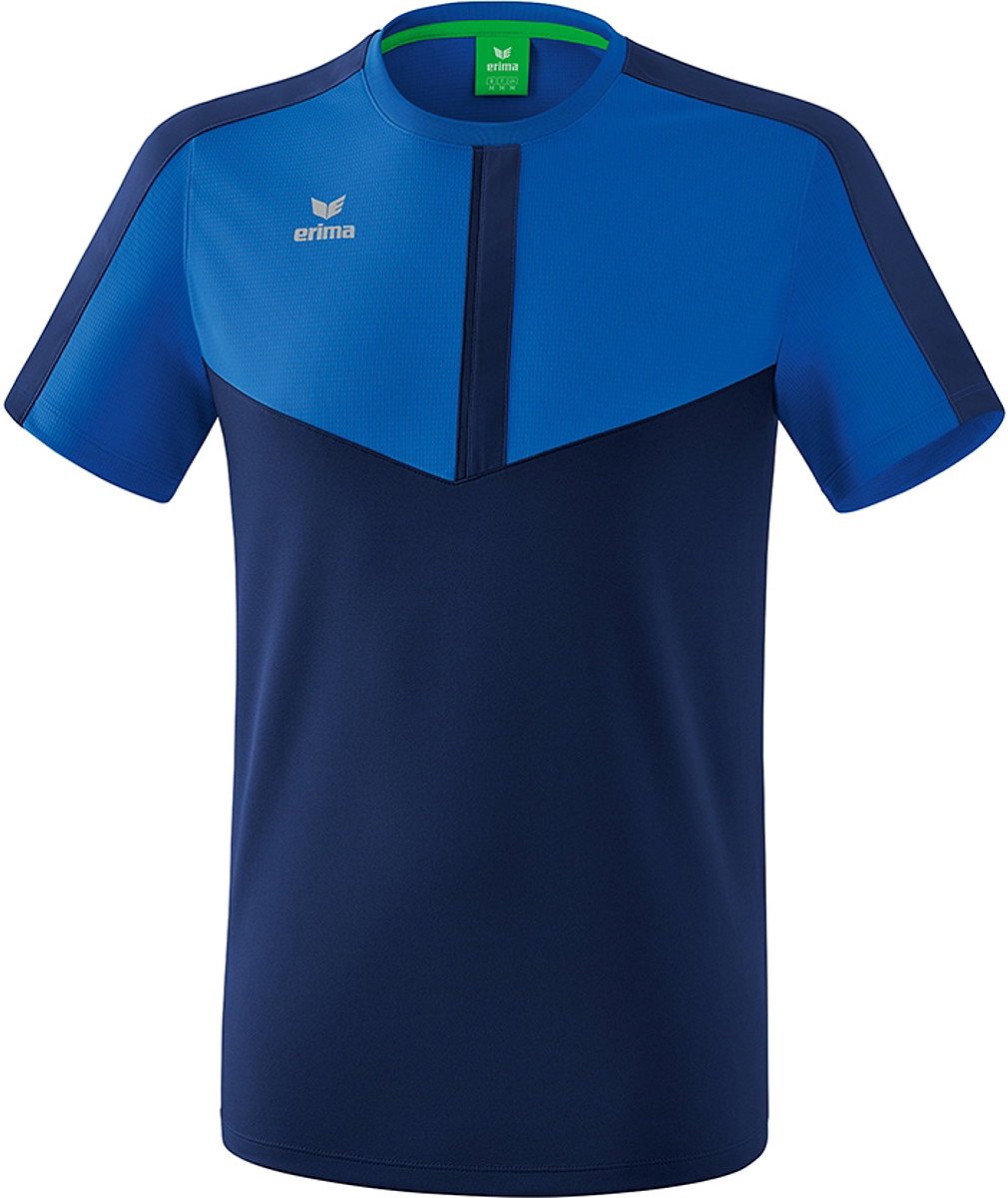 Erima Squad T-Shirt Kinderen - New Royal / New Navy | Maat: 152
