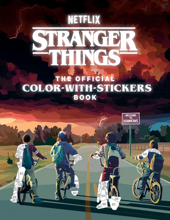 Stranger Things- Stranger Things: The Official Color-with-Stickers Book
