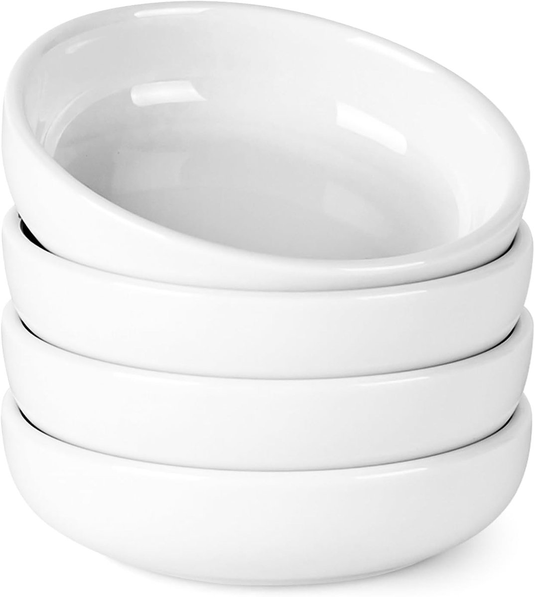 Keramische Dompelkommen - Saus Schotels - Bijgerechten Serveren - Vaatwasserbestendig - 89 x 25 cm - Wit