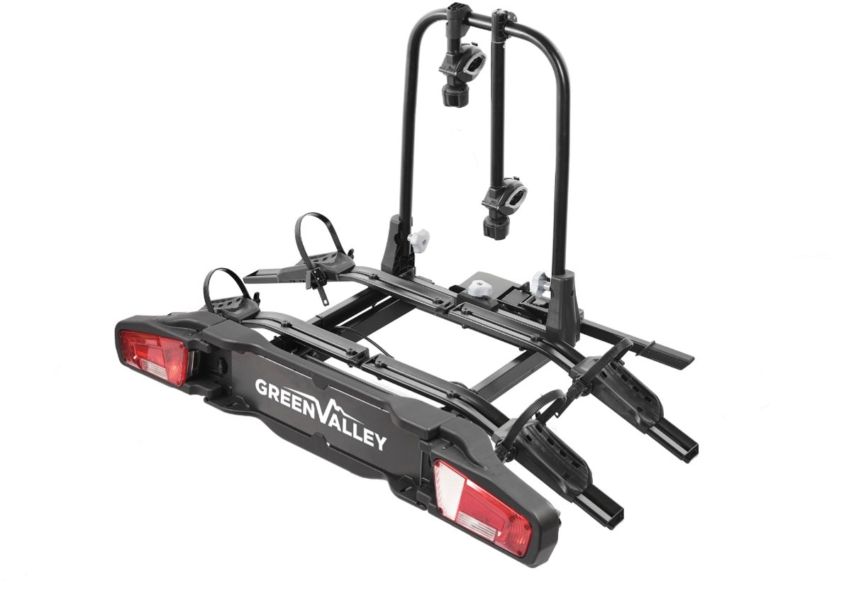Green Valley E-Explorer - Trekhaak Fietsendrager - Geschikt voor 2 fietsen - 60kg laadvermogen
