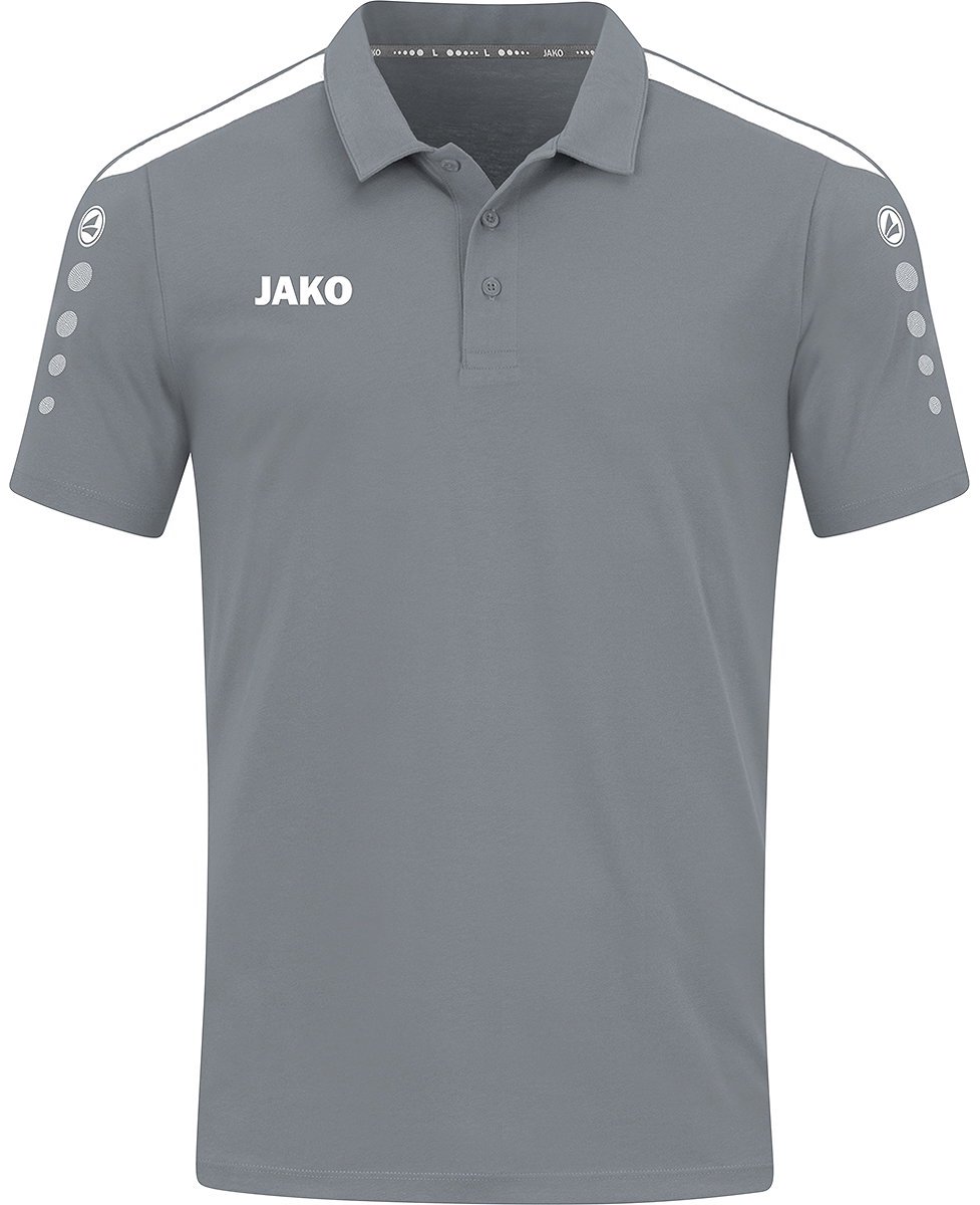 JAKO Power Polo Grijs Maat S