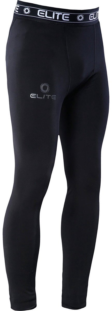 Elite Sport Compression Legging Keeperbroek Kinderen - Zwart | Maat: 12