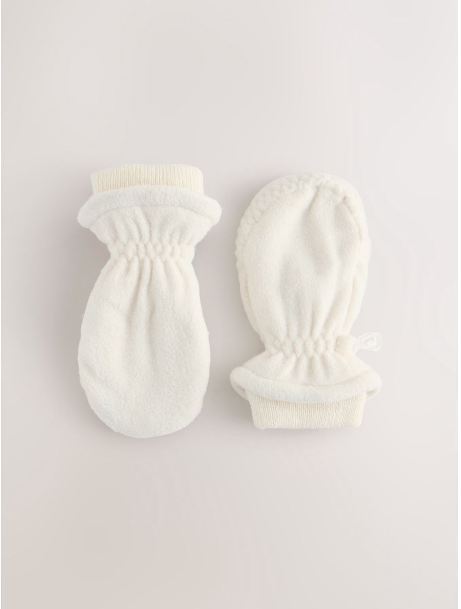 Next - Meisjes - Fleece wanten - Crème