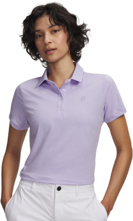 Under Armour ArmourDry SS Polo Purple Crest van Merkloos — afbeelding 4